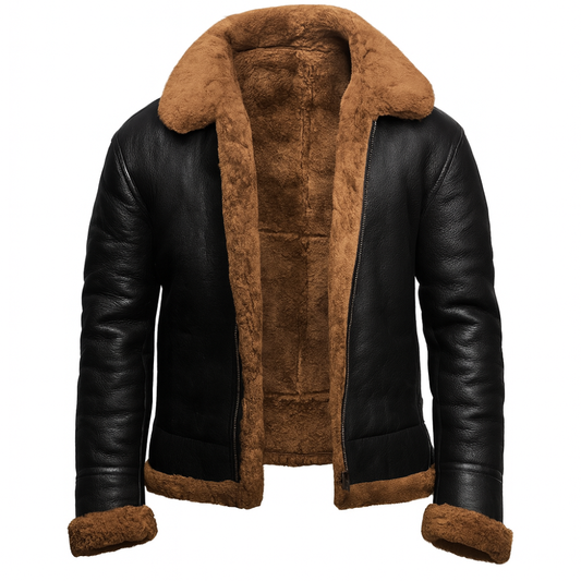 JAN | Herren Aviator Lederjacke