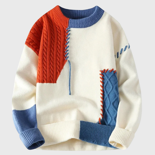 MARK | MODERNER PATCHWORK-PULLOVER