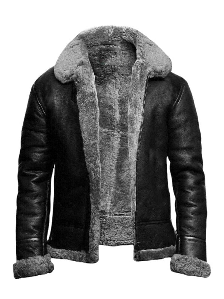 JAN | Herren Aviator Lederjacke